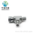 Stainless Steel SS316L Pipe Fittings Male Branch Tee